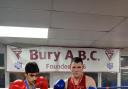 The two Bury ABC stars who were in action recently, Patrick Sweeney, right, and Sahil Hussain