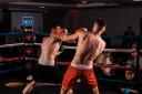 A boxing match at the event
