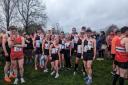 The big group of Bury athletes at the Salford 10k