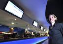 NEW ERA: Vue cinema manager Miss Sharon Harris at the new 10-screen complex on The Rock