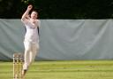 CLOUD NINE: Tottington St Johns bowler Liam Hickson fell one short of all 10 wickets in an innings