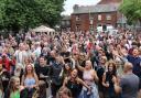 Crowds at Glaston-BURY festival