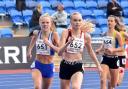 Bury AC’s Anna Gisbourne out in front