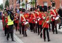 The Band and Drums of the Lancashire Fusiliers