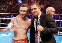 Carl Frampton, left, and Scott Quigg will meet in February next year