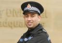 PC Mohammed Nadeem who jumped into freezing cold water to save a man.