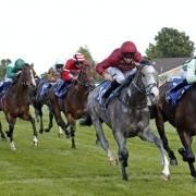 Francesco Guardi (right) races in the British Stallion Studs EBF Novice Stakes at Yarmouth