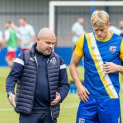 Radcliffe boss Lee Fowler ahead last Saturday’s game in the FA Cup. Picture: Haydan Roberts