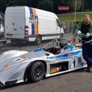 CHAMPION: Ryan Farrow at Brands Hatch on his way to reclaiming his overall title this season