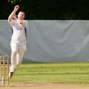 CLOUD NINE: Tottington St Johns bowler Liam Hickson fell one short of all 10 wickets in an innings