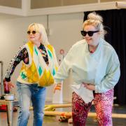 Samantha Power and Katherine Pearce in rehearsal for No Pay No Way                                                                                                             (Pictures: Ella Mayamothi)