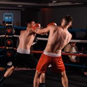 A boxing match at the event