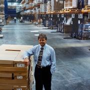 Ron Wood at the new Bury distribution centre