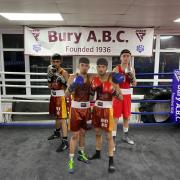The Bury ABC quartet at the club