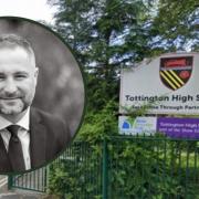 Tottington High School and national director of secondary education at Shaw Education Trust, Lee Barber, inset
