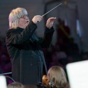 Karl Jenkins conducting The Armed Man (Picture: David WIlliams)
