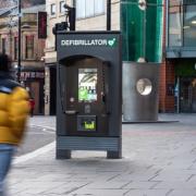A similar JC Decaux communication hub with defibrillator installed in Newcastle (Picture: Community Heartbeat Trust)