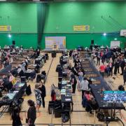 The count at Castle Leisure Centre in Bury