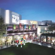 The planned Vue cinema complex is well to the fore in this night time-themed artists’ impression