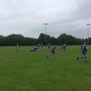 Bury Broncos in action during Saturday's defeat at Wigan St Judes