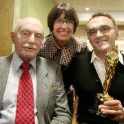 Danny Boyle with his father, Frank, and sister Maria