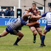 LEADING BY EXAMPLE: Captain Bob Birtwell set up a try for Danny Openshaw