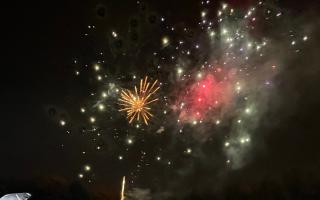 Fireworks at Woodbank Cricket Club