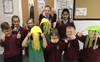 Youngsters at St Stephen's CE Primary School in Bury get involved in the fun