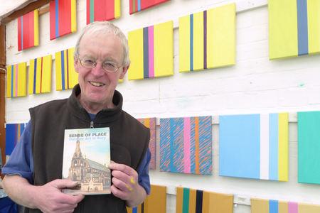 Author Graham Cooper with his new book, Sense of Place