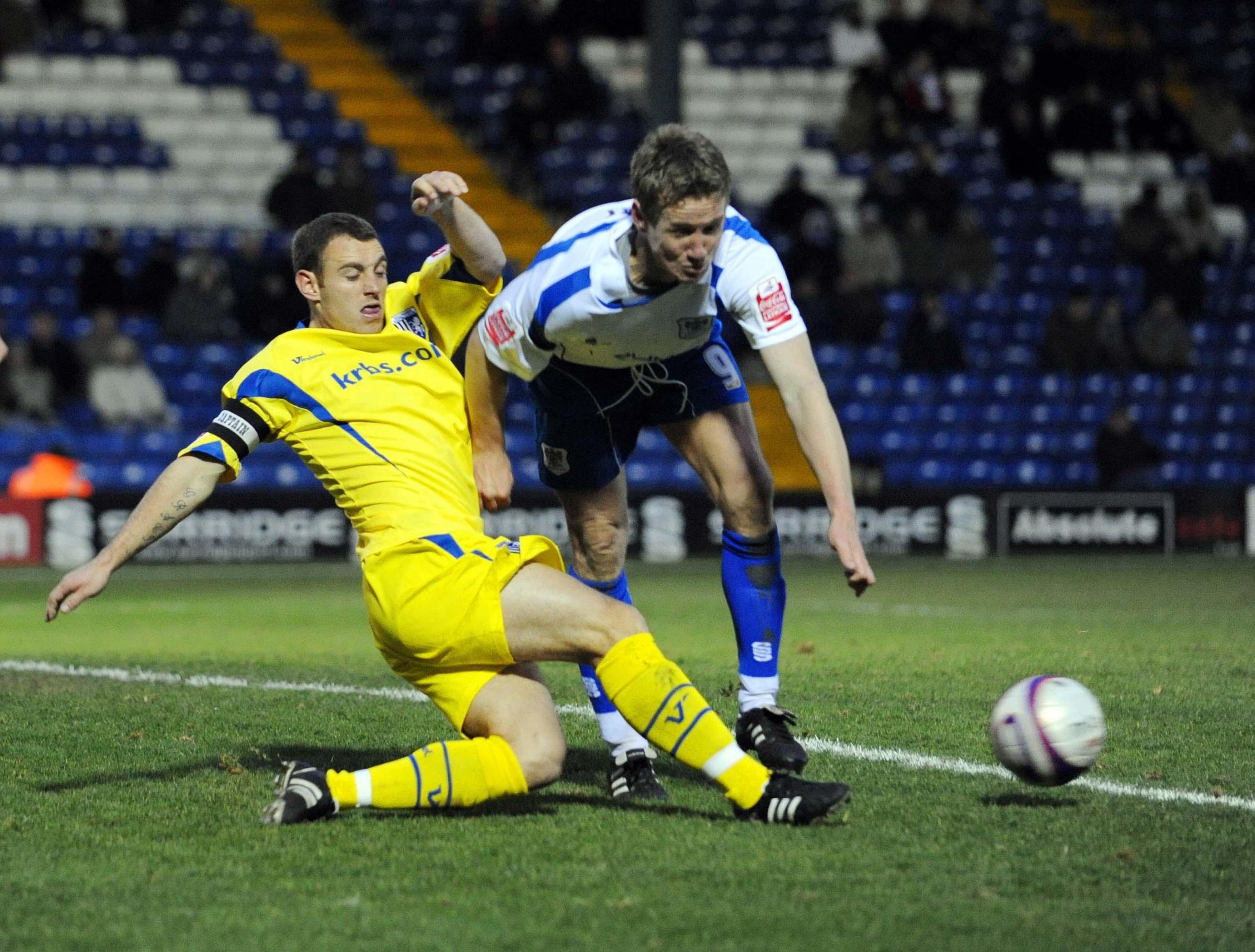 Ex-Bury striker would welcome meeting with Shakers phoenix club