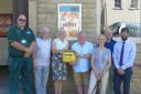 The defibrillator that has been installed at Ramsbottom Civic Hall