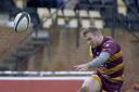 TRY SCORER: Sedgley Park’s Oli Glasse was on the scoresheet at Loughborough. Picture by Steve M Smith