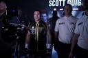 Scott Quigg enters the Manchester Arena for the final time