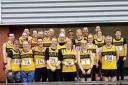 BIG TURN OUT: Radcliffe Athletic Club were out in force at the Central Lancs 5k 