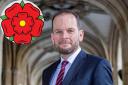 James Daly and the Red Rose of Lancashire, inset