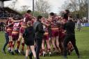 PROMOTION PARTY: Sedgley Tigers celebrate clinching top spot. Picture by Glenn Hutton