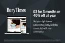 Bury Times subscription flash sale