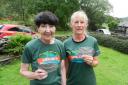 Lakeland 50 conquerors Sheila McNulty, left, and Kath Davies