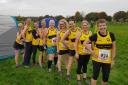 The Radcliffe AC women's cross country team at Bolton