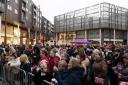 Christmas lights switch-on at The Rock