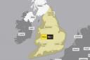 Yellow weather warning to cover Bury this weekend