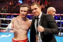 Carl Frampton, left, and Scott Quigg will meet in February next year