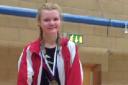 WINNER: Beth Heyes, aged 14, took first place in the National Development Plan level five over-13s age group