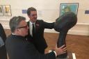 Tom Watson MP and James Frith MP at Bury Art Museum