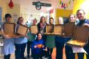 Babbo  donated pizza to Ward 84 at Royal Manchester Children's Hospital