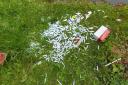 Nitrous oxide canisters found dumped near Mere Hall