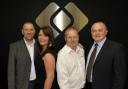 MEET THE TEAM: From left, Ian Jackson, MD, Siobhan Bathgate, financial controller, Ian Kinder, solutions delivery manager and Mark Evans, marketing and communications director