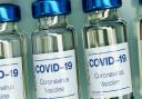Bottles of Covid-19 vaccines