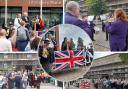The proclamation service in Bury today, Sunday