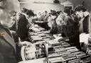 Book sale, Radcliffe Library 1980